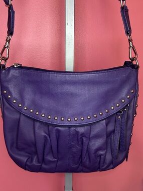 Gun Tote’n Mamas Purple Leather Uptown Tote CCW Concealed Carry Purse GTM-19